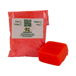Pigmento Fluorescente Rojo 25G