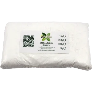Arcilla Caolín (blanca) 250g - 1Kg