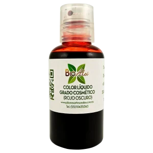 Color Líquido Grado Cosmético Rojo Oscuro