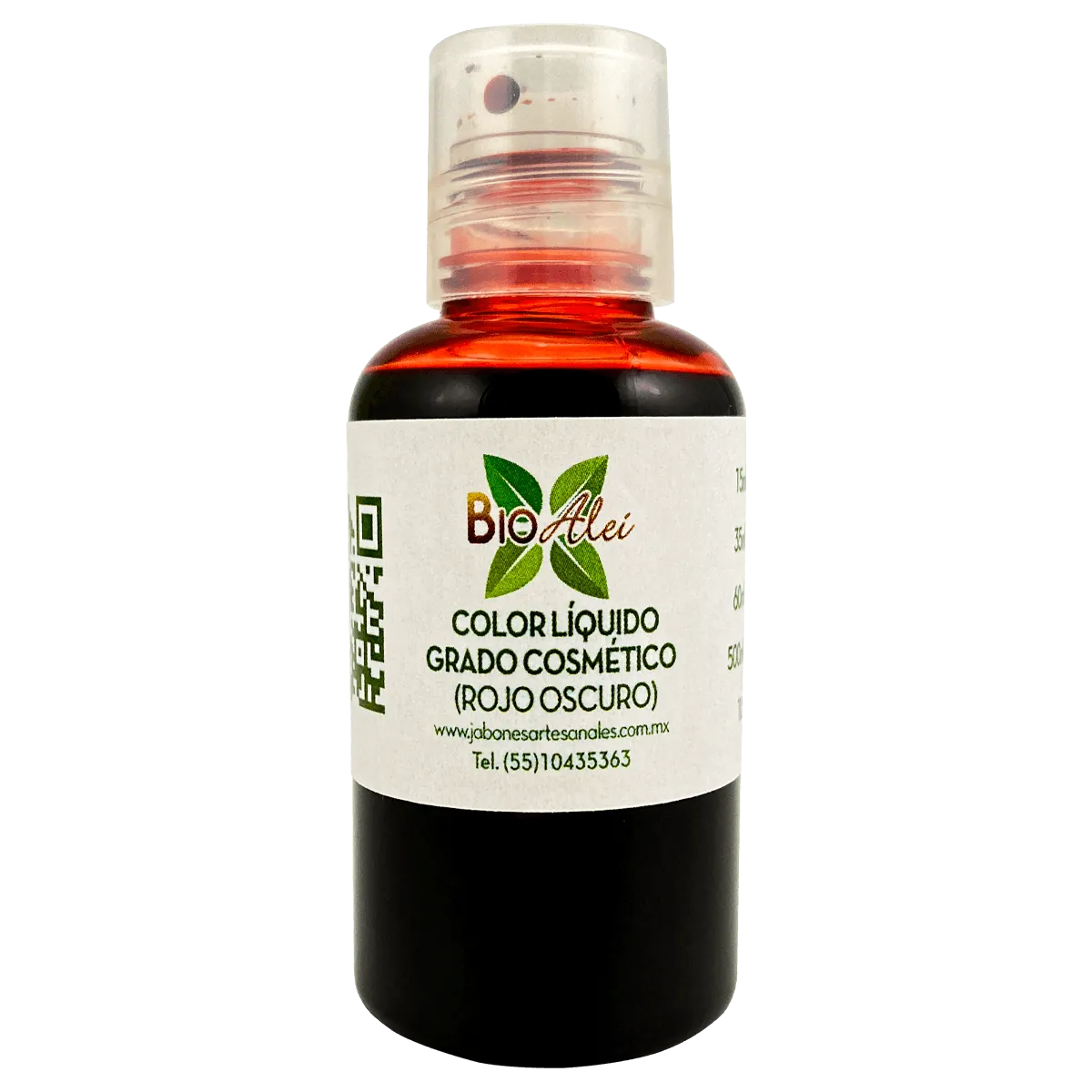 Color Líquido Grado Cosmético Rojo Oscuro