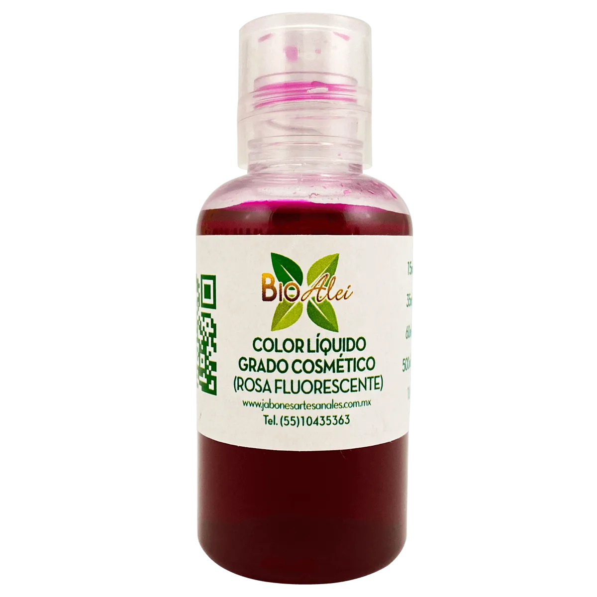 Color Líquido Grado Cosmético Rosa Fluorescente