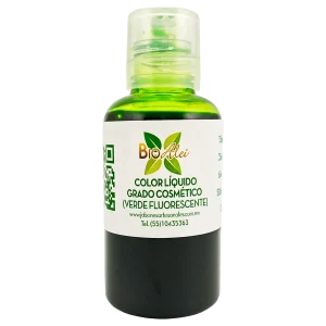 Color Líquido Grado Cosmético Verde Fluorescente