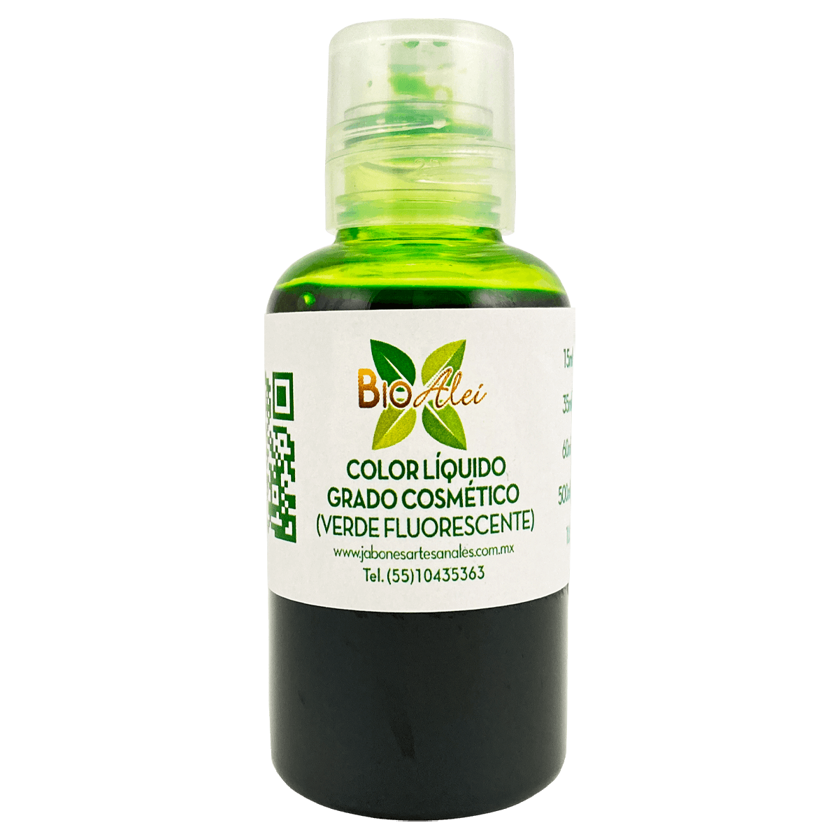 Colorante liquido para jabones de glicerina verde