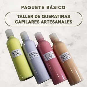Curso de Queratinas Capilares Artesanales - Paquete Básico