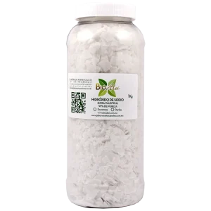 Hidróxido de Sodio 99% de Pureza (Escamas Sosa Cáustica) 1Kg
