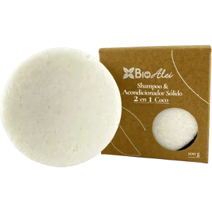 Shampoo & Acondicionador Sólido 2 en 1 Coco 100G