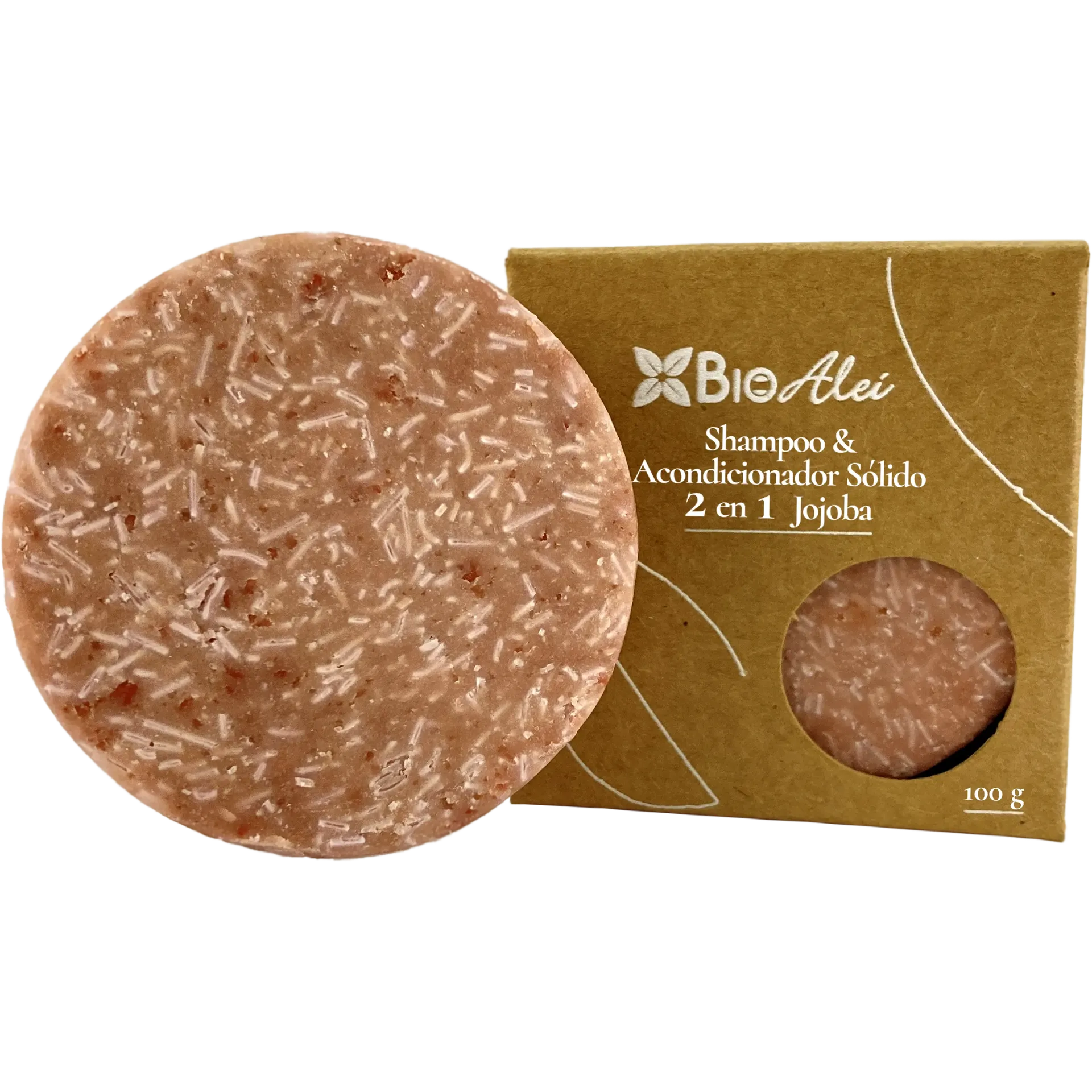 Shampoo & Acondicionador Sólido 2 en 1 Jojoba 100G