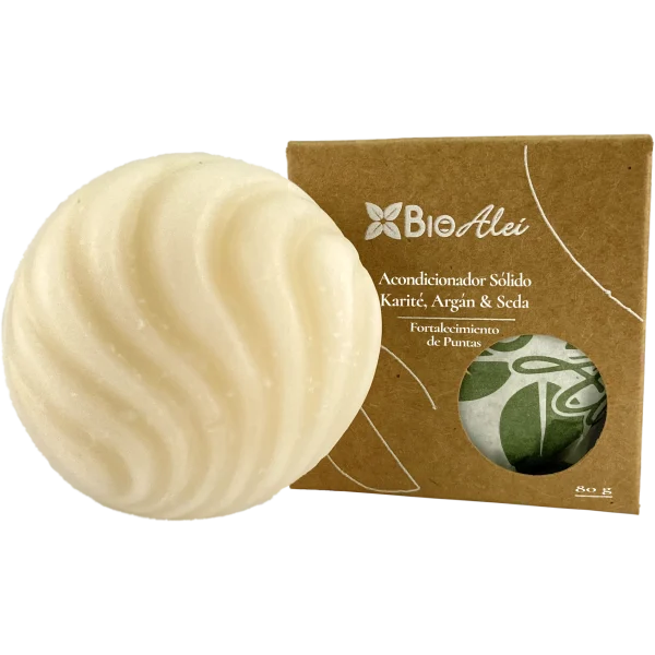Acondicionador Sólido Karité, Argán & Seda 80G