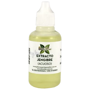 Extracto de Jengibre (Acuoso) Grado Cosmético