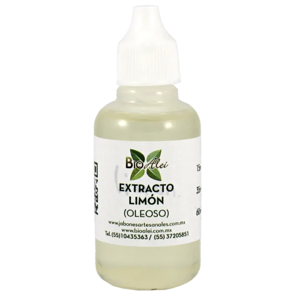 Extracto de Limón (Oleoso) Grado Cosmético