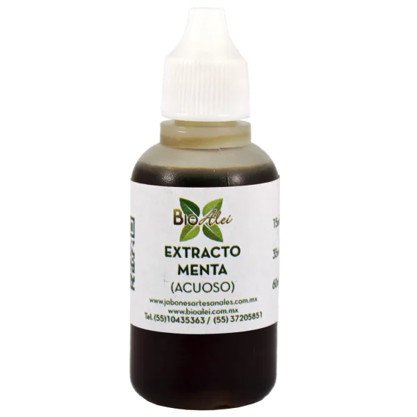 Extracto de Menta (Acuoso) Grado Cosmético
