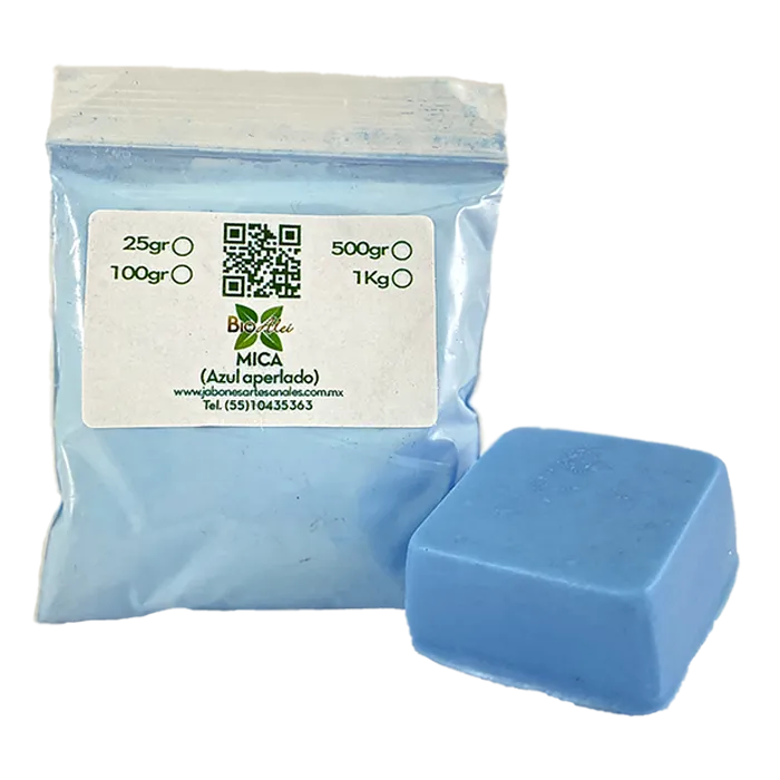 Mica Azul Aperlado