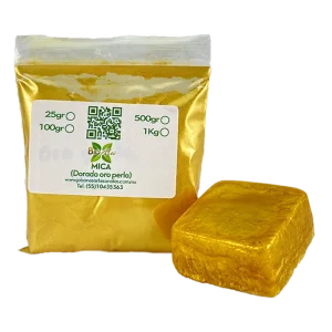 Mica Dorado Oro Perla