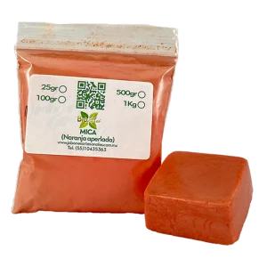 Mica Naranja Aperlada