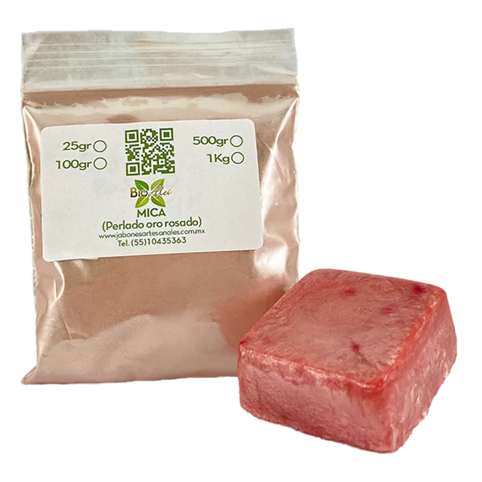 Mica Perlado Oro Rosado