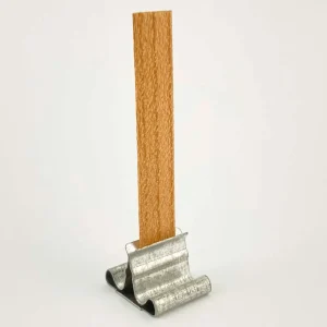 Pabilo de Madera 8 mm ancho X 9 cm largo (Incluye clip porta pabilos metálico rectangular)