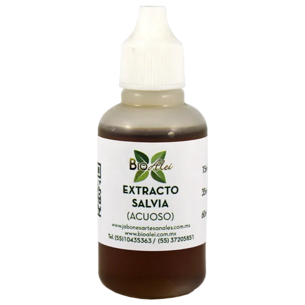 Extracto de Salvia (Acuoso) Grado Cosmético (sobre pedido a partir de 5 Lt)