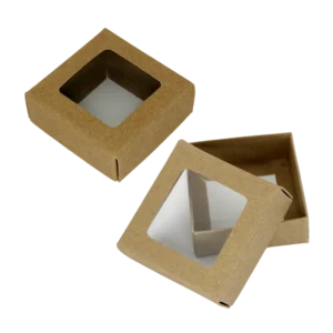 Cajas de cartón Kraft 8 x 8 x 3 cm