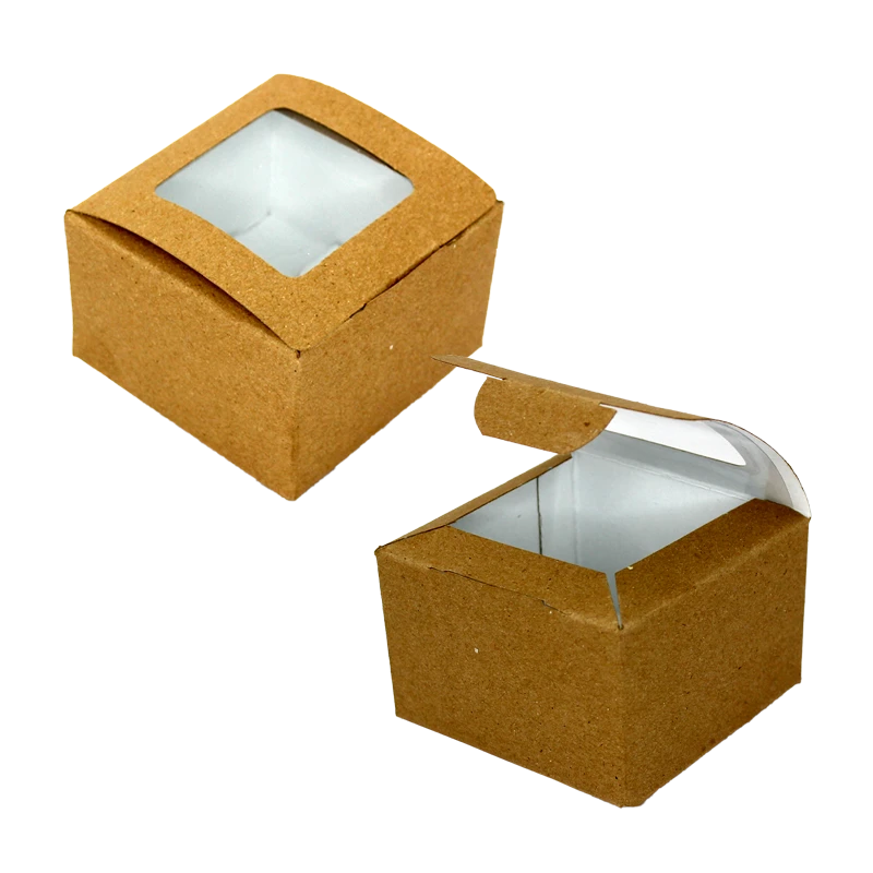 Cajas de cartón Kraft 8 x 8 x 5 cm