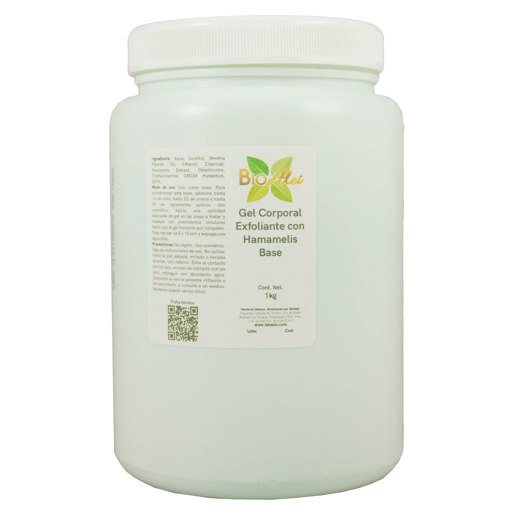 GEL CORPORAL EXFOLIANTE CON HAMAMELIS