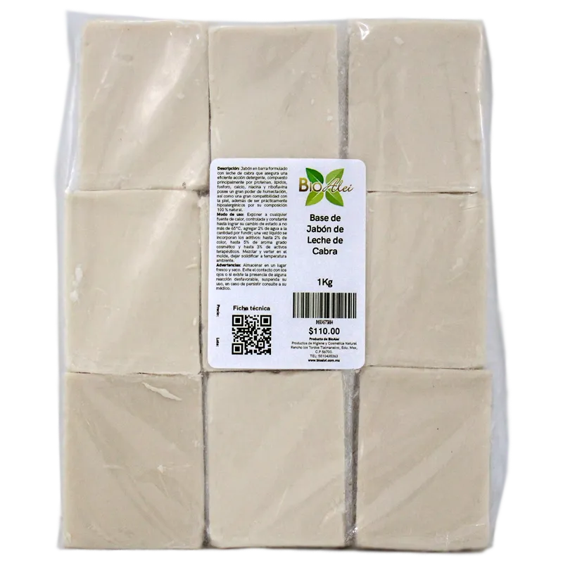 BASE DE JABON DE LECHE DE CABRA