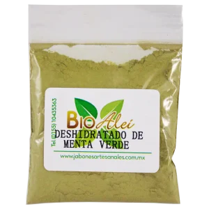 Deshidratado de Menta Verde