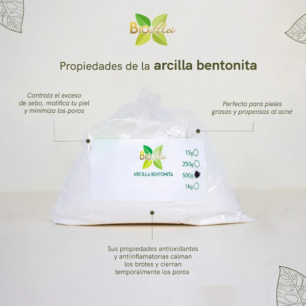 Arcilla Bentonita 250g - 1Kg - Imagen 2