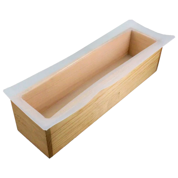 Molde de Madera 3kg 9cmx9cmx40cm (con su respectivo molde de polietileno de forro) - Imagen 2