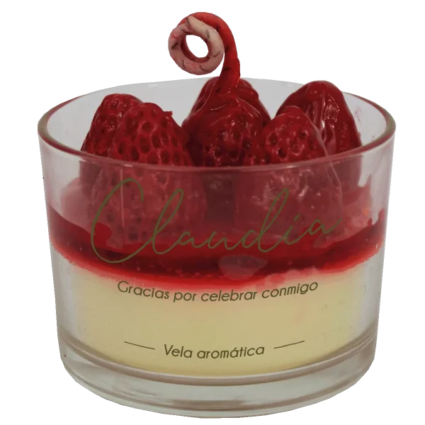 Vela Aromática Fresas & Cream