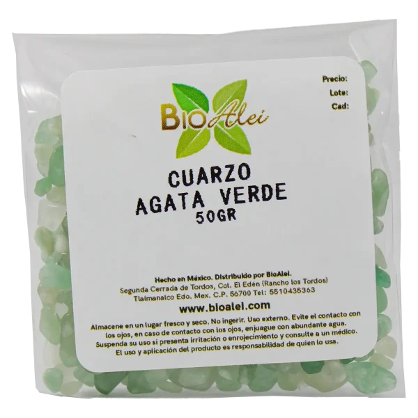 CUARZO ÁGATA VERDE