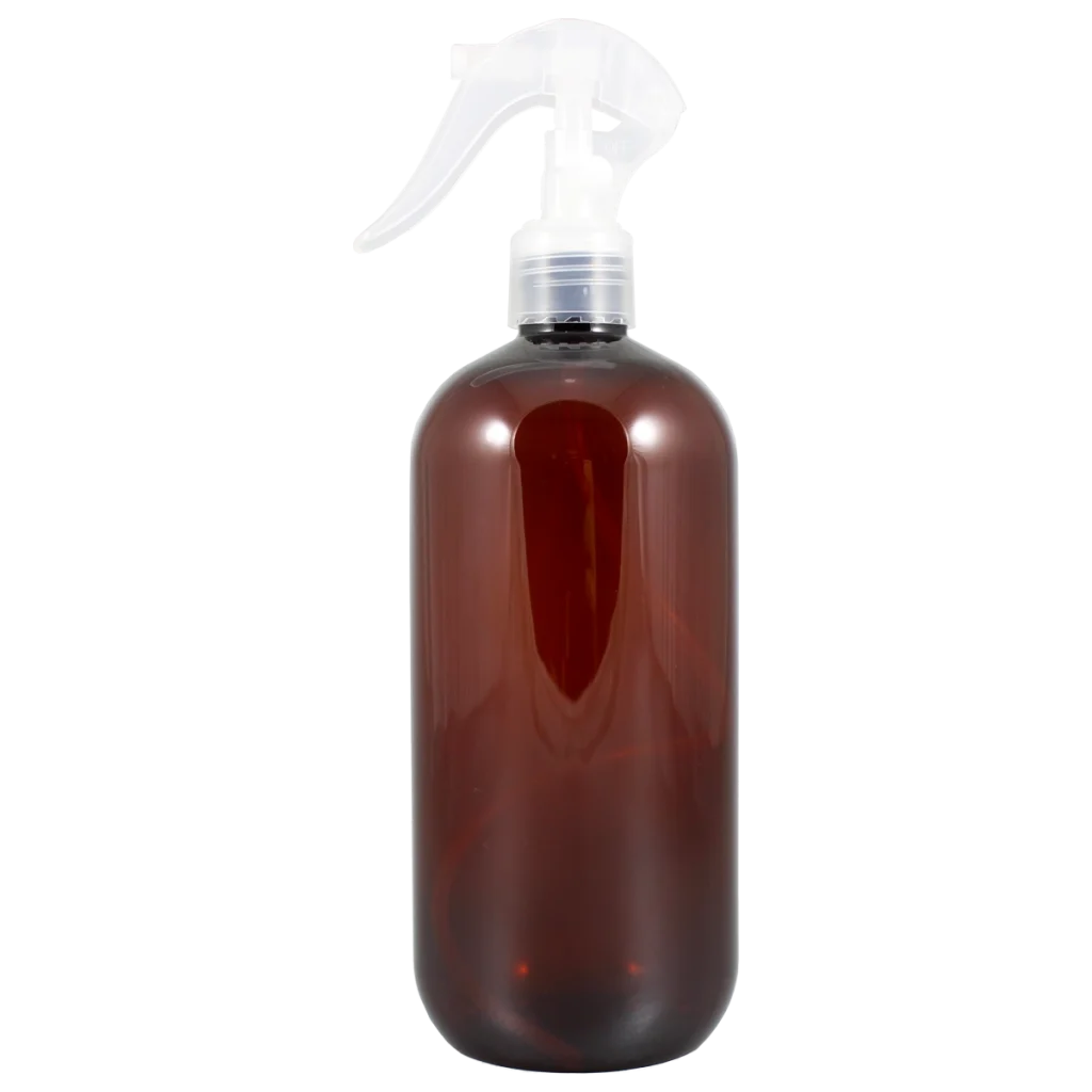 Botella Boston Ámbar 480 ml (tapa mini trigger)
