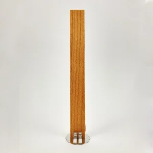 Pabilo de Madera 1.5 cm ancho X 13 cm largo (Incluye porta pabilo metálico circular)
