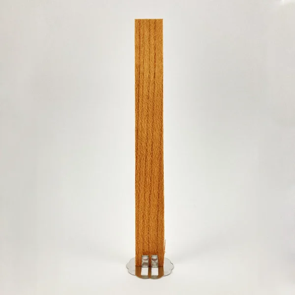 Pabilo de Madera 1.5 cm ancho X 13 cm largo (Incluye porta pabilo metálico circular)