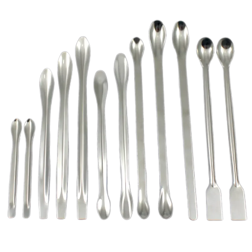 Cucharas de Laboratorio de Acero Inoxidable