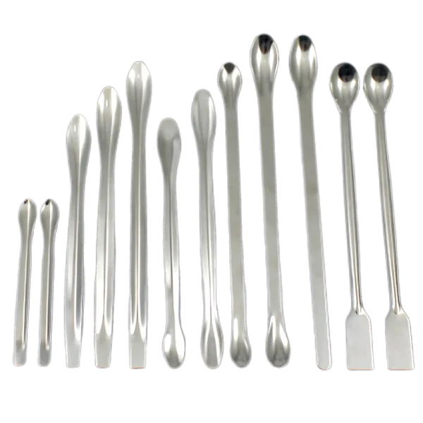 Cucharas de Laboratorio de Acero Inoxidable