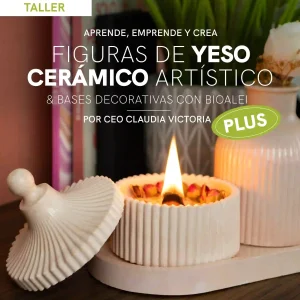 Curso Figuras de Yeso Cerámico Artístico & Bases Decorativas con BioAlei - Paquete Plus