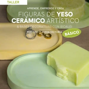 Curso Figuras de Yeso Cerámico Artístico & Bases Decorativas con BioAlei - Paquete Básico