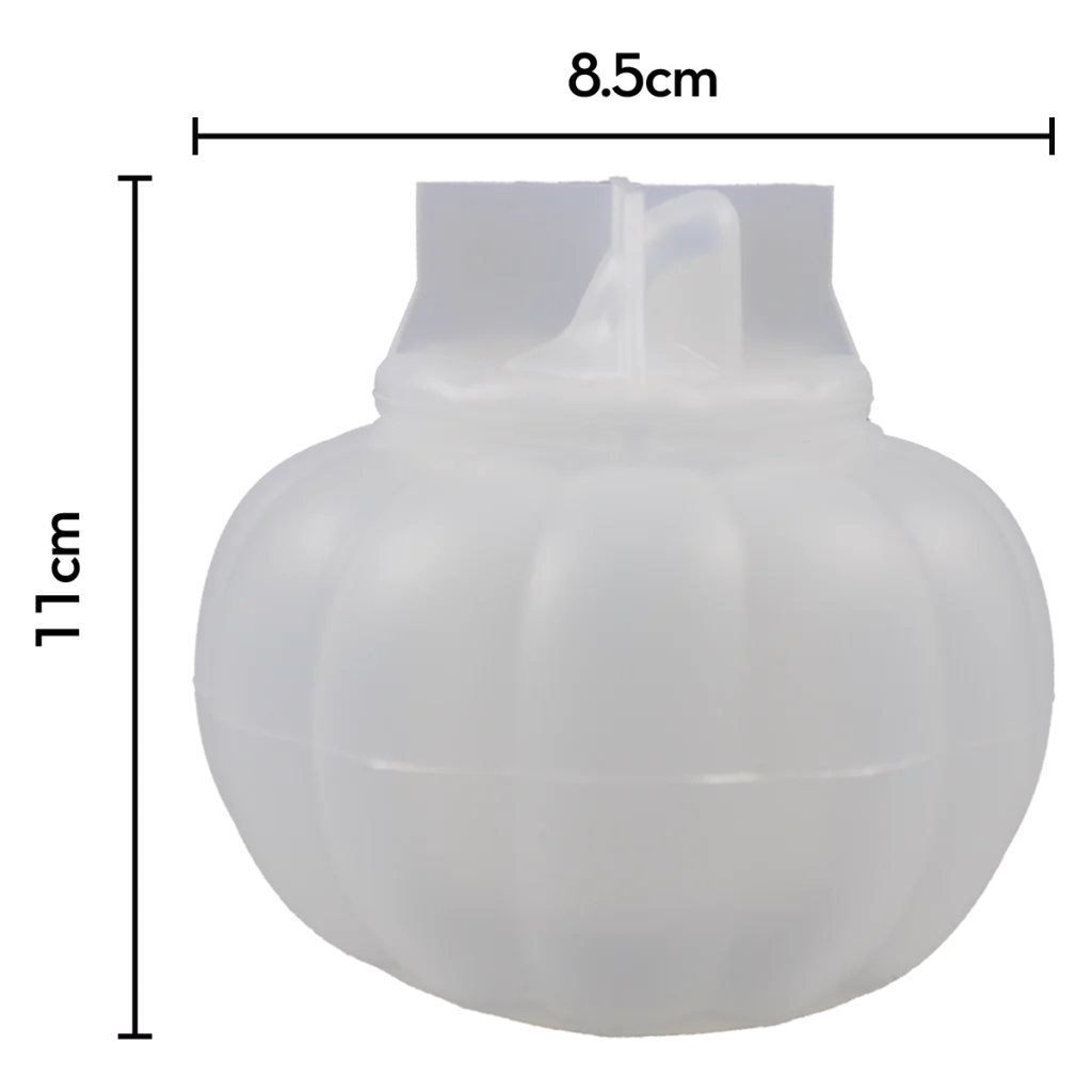 MOLDE DE SILICÓN CALABAZA 3D YESO VELA
