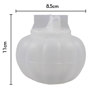 MOLDE DE SILICÓN CALABAZA 3D YESO VELA
