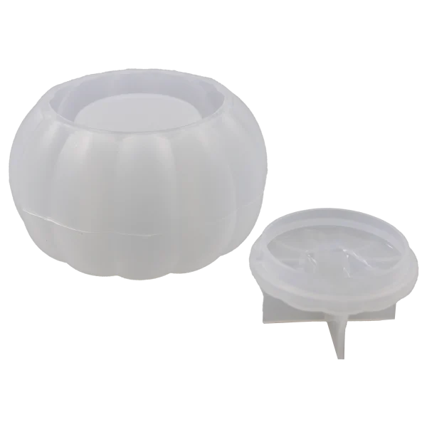 Molde de Silicón Calabaza 3D Yeso Vela - Imagen 2
