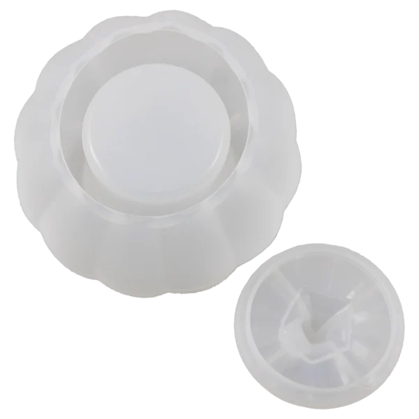 Molde de Silicón Calabaza 3D Yeso Vela - Imagen 3