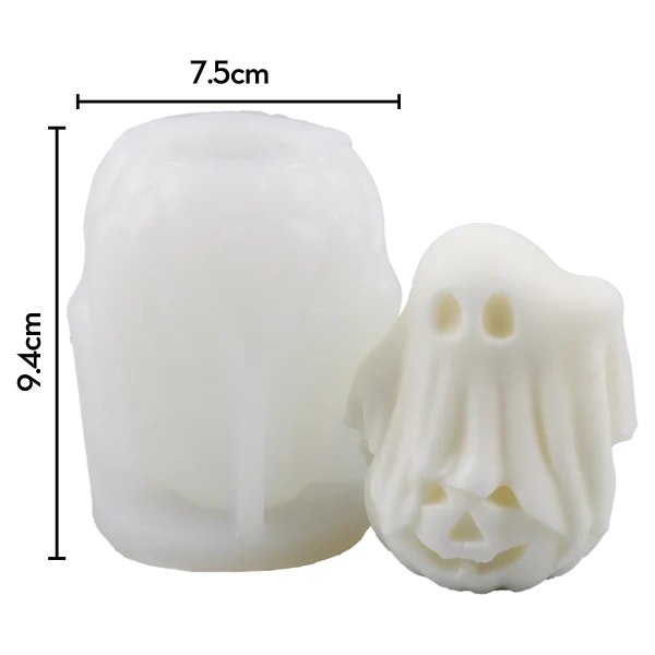 MOLDE DE SILICÓN CALABAZA & FANTASMA