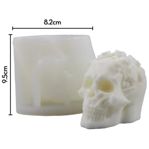MOLDE DE SILICON CALAVERA DIA DE MUERTOS