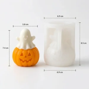 Molde de Silicón Calabaza & Fantasma Halloween