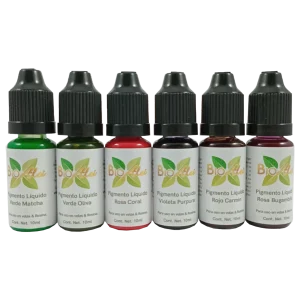 Set 6 Pigmentos Liquidos 10 ML