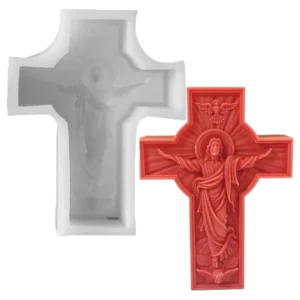 Molde de Silicón Cruz Cristo