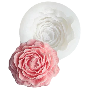 Molde de Silicón Flor Peonia Chica