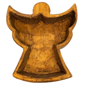 Cuenco de Madera Artesanal Ángel