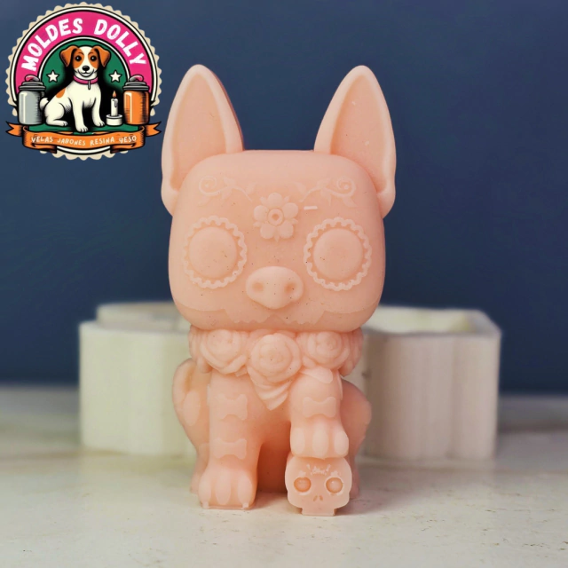 Molde Perro Calaverita 2