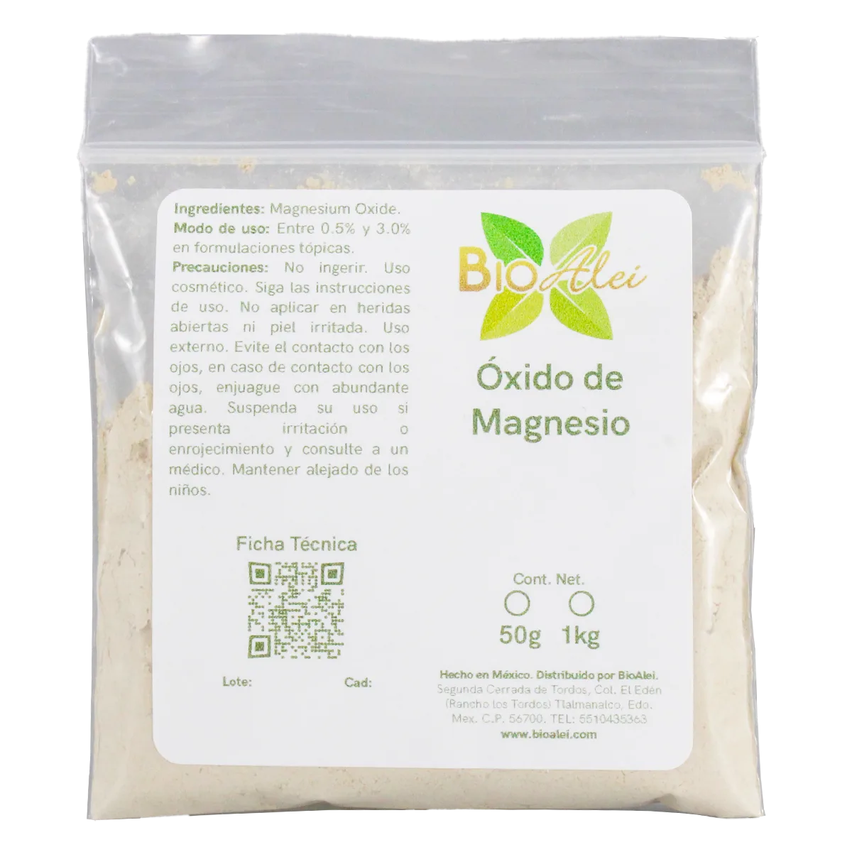 Óxido de Magnesio